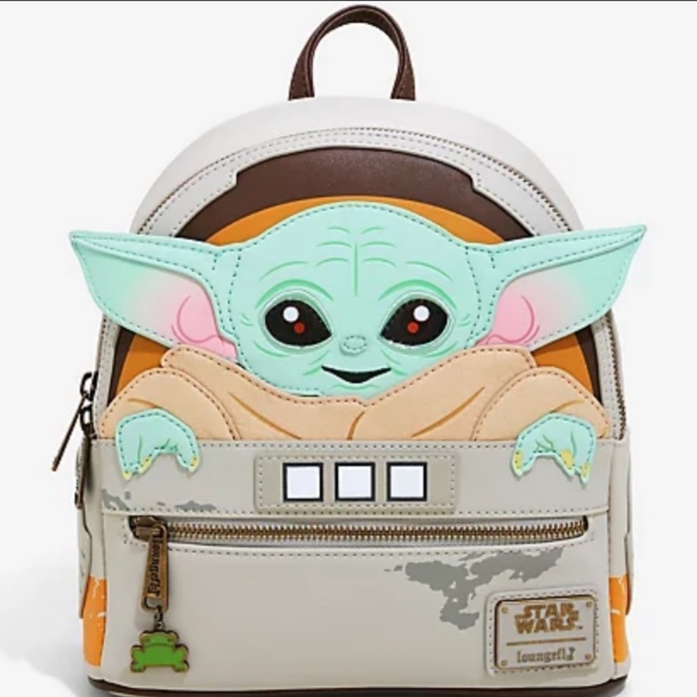 LOUNGEFLY STAR WARS The Child MINI BACKPACK+ SET! - Picture 2 of 15
